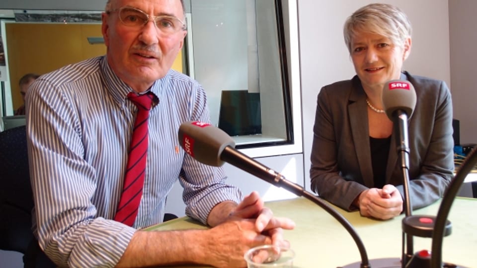 Ziehen Bilanz nach 16 Jahren im Bundeshaus: SP-Nationalrätin Jacqueline Fehr und FDP-Ständerat Felix Gutzwiller.