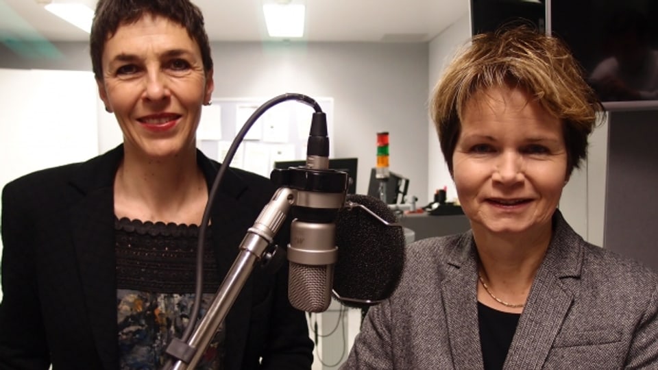Sparen bei den Bauern? Darüber haben SP-Nationalrätin Barbara Gysi (links) und CVP-Ständerätin Brigitte Häberli diskutiert.