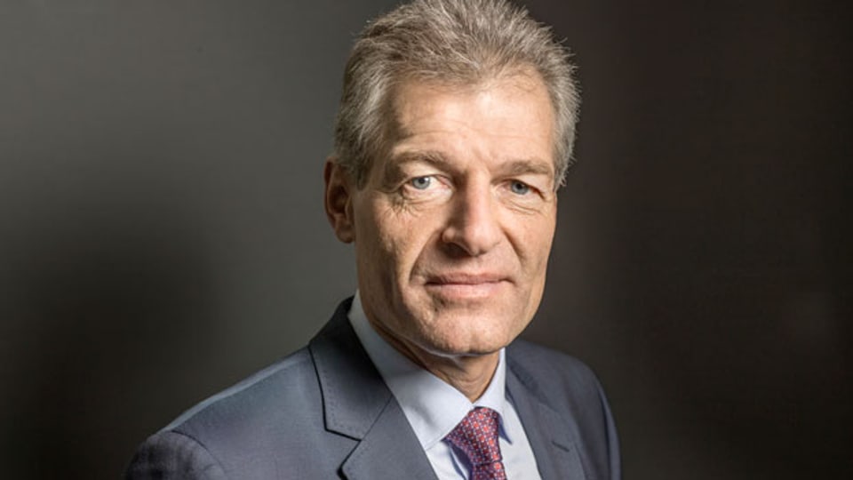 Heinz Karrer, Präsident des Wirtschaftdachverbandes Schweiz, Economiesuisse im Februar 2014.