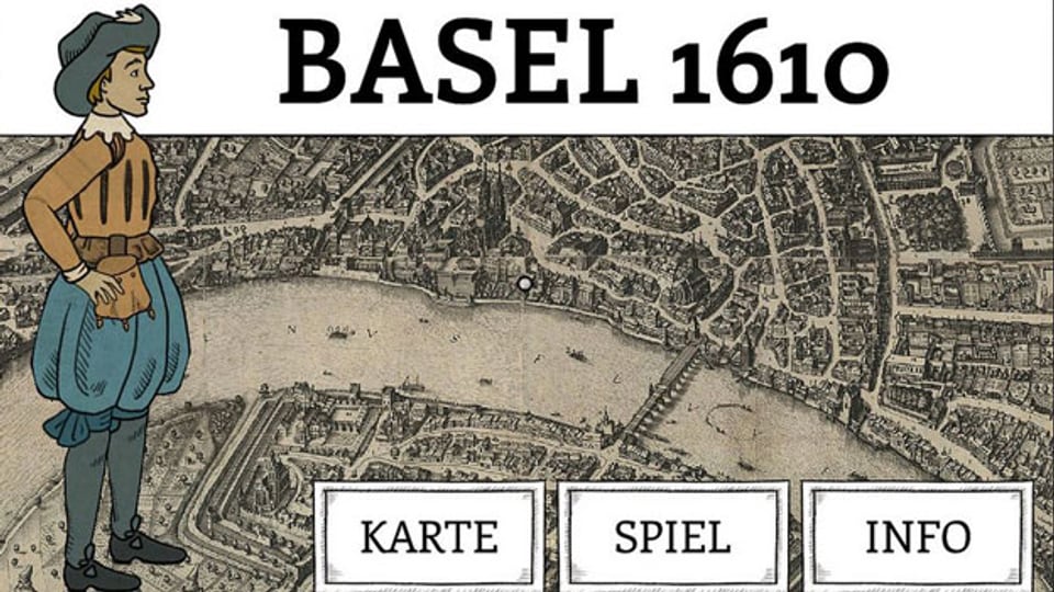 Wer sich auf das Computerspiel einlässt, erfährt etwas über die Geschichte Basels und lernt den Merianplan kennen, eine historische Stadtkarte aus dem 17. Jahrhundert.