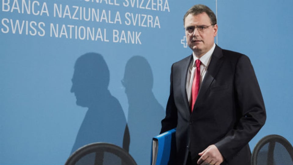 SNB-Präsident Thomas Jordan präsentiert das Jahresergebnis.