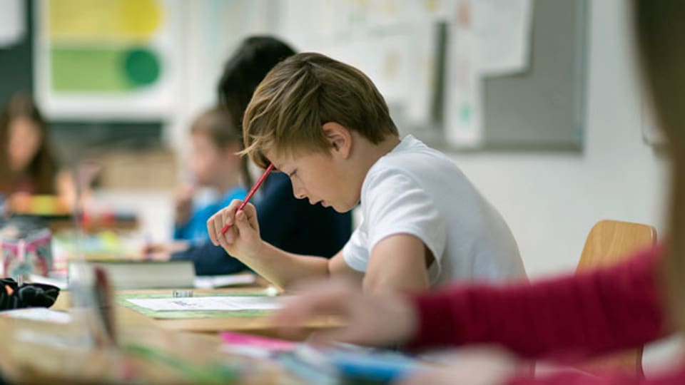 Französischunterricht an einer Deutschschweizer Schule. Der Kanton Thurgau hat beschlossen, das Frühfranzösisch aus dem Lehrplan zu streichen.