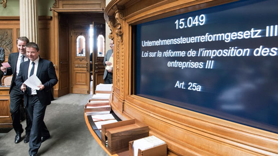 Die Unternehmenssteuerreform III beschäftigt das Parlament in der Sommersession.