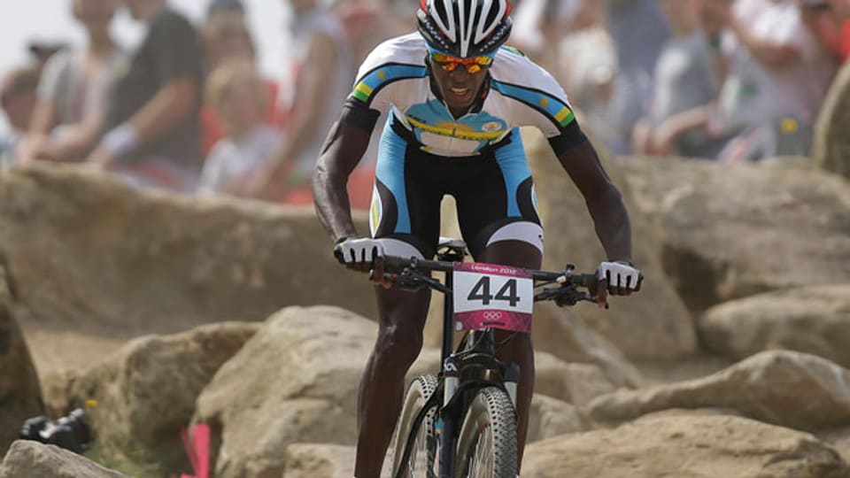 Der ruandische Radrennfahrer Adrien Niyonshuti.
