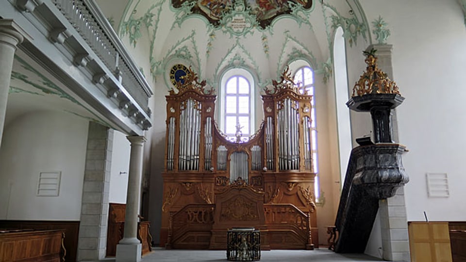 Schauplatz für die Aufführung von über 200 Bach-Kantaten: die reformierte Barockkirche in Trogen.