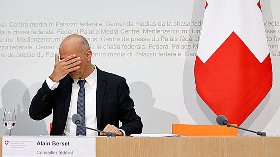 Sozialminister Alain Berset – der Verlierer nach der Debatte zur Altersvorsorge 2020.