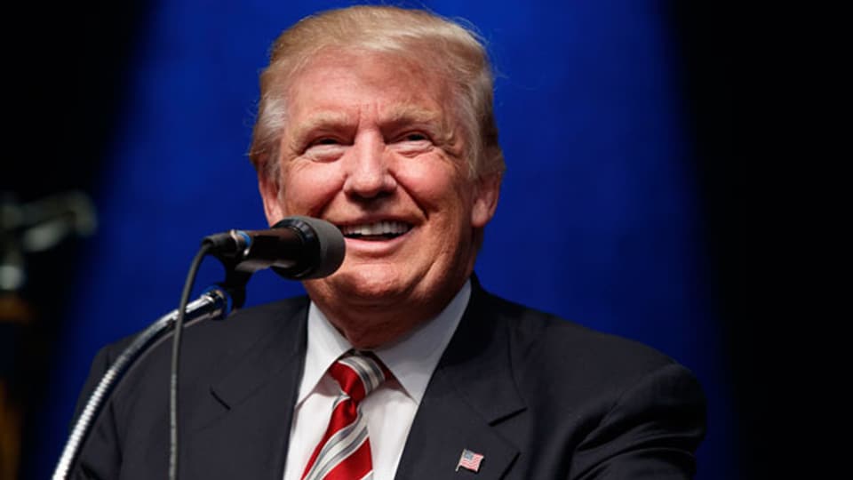 Der republikanische Präsidentschaftskandidat Donald Trump am 13. September 2016 in Clive, Iowa.