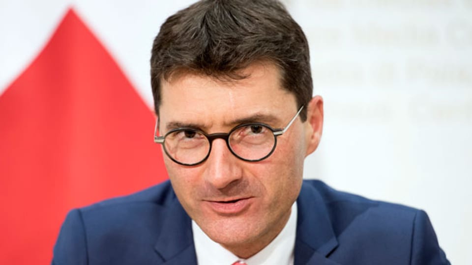 Jörg Gasser, neuer Staatssekretär für internationale Finanzfragen, wird den Medien vorgestellt, am Mittwoch, 20. April 2016, in Bern