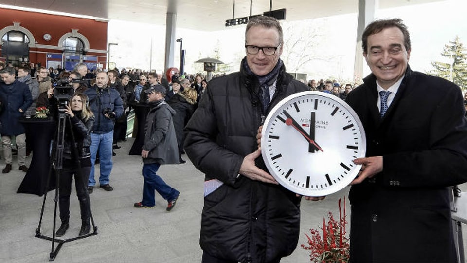 Andreas Meyer und Marco Borradori stellen die Uhren neu
