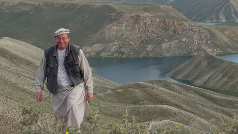 Thomas Ruttig unterwegs in der Provinz Bamian, Afghanistan.