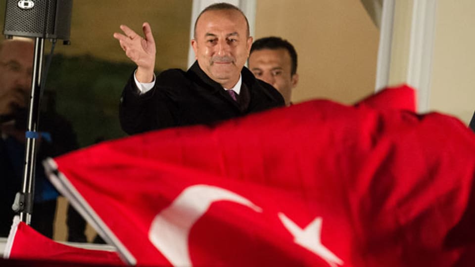 Der türkische Aussenminister Mevlüt Cavusoglu konnte nicht in Zürich auftreten.