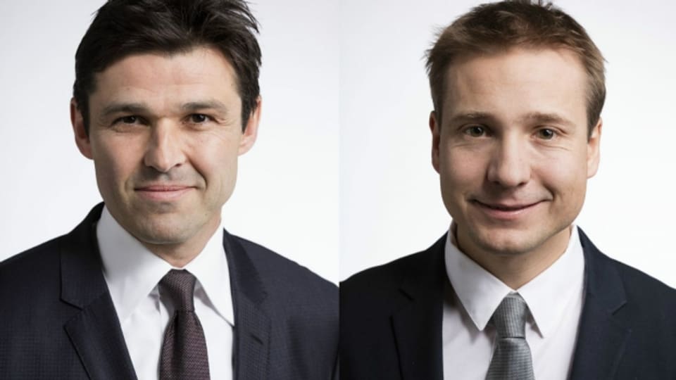 Matthias Aebischer (SP, BE) und Philippe Nantermod (FDP, VS) diskutieren über den medialen Service public.