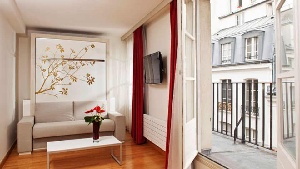 Rund 129'000 Mitglieder zählt Hapimag. Sie können aus 60 Ferienanlagen auswählen. Bild: Hapimag-Wohnung in Paris.