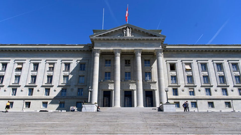 Das Bundesgerichts-Gebäude in Lausanne.