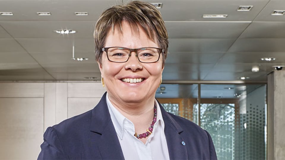 Marianne Wildi. Informatikerin und Chefin der Hypothekarbank Lenzburg im Aargau.