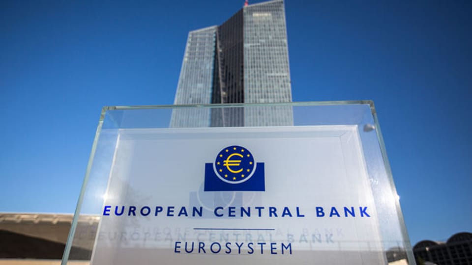 Das Gebäude der EZB in Deutschland.