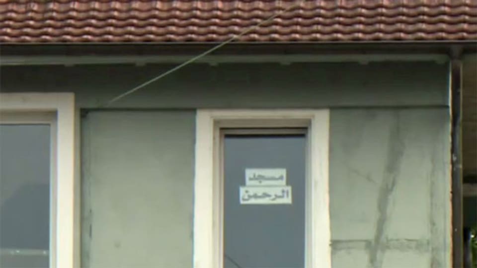 Fenster in der Bieler Ar’Rahmen-Moschee.