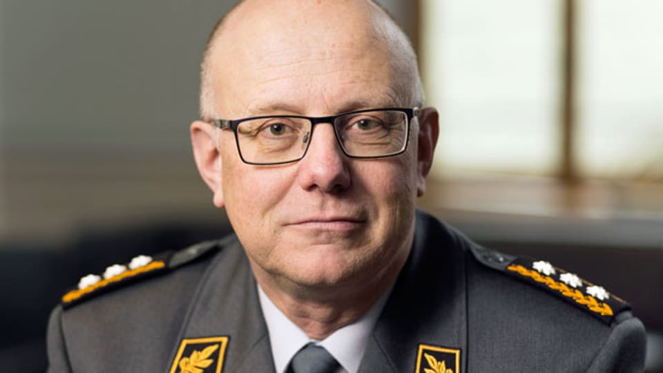 Philippe Rebord, Chef der Schweizer Armee.