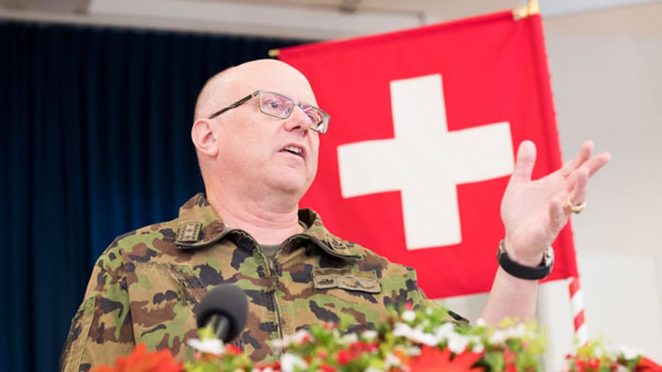 Philippe Rebord, Chef der Schweizer Armee.