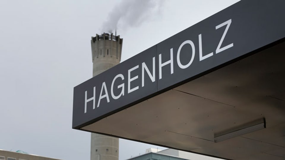 Empfang der Kehrichtverbrennungsanlage Hagenholz.