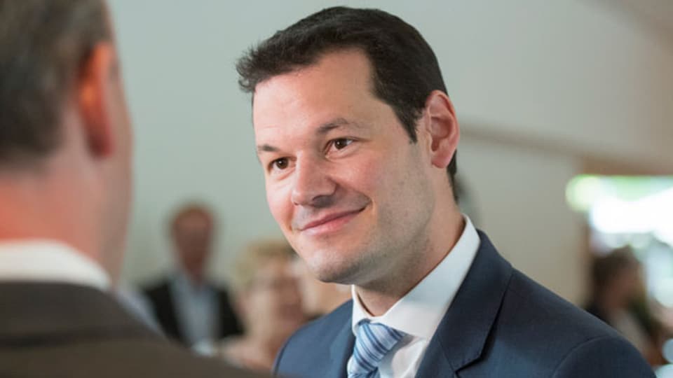 Der FDP Bundesratskandidat Pierre Maudet.