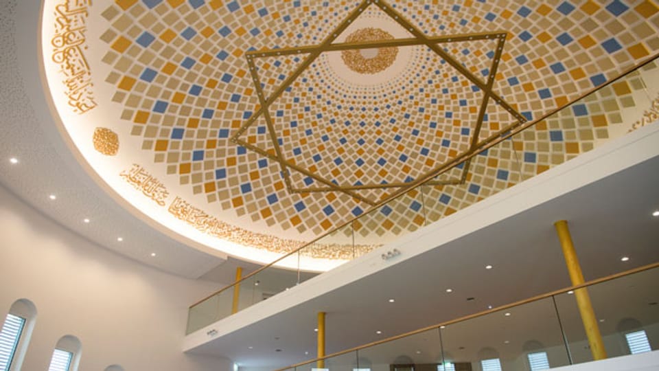 Blick auf die Kuppel im Islamischen Begegnungszentrum Wil. Symbolbild.