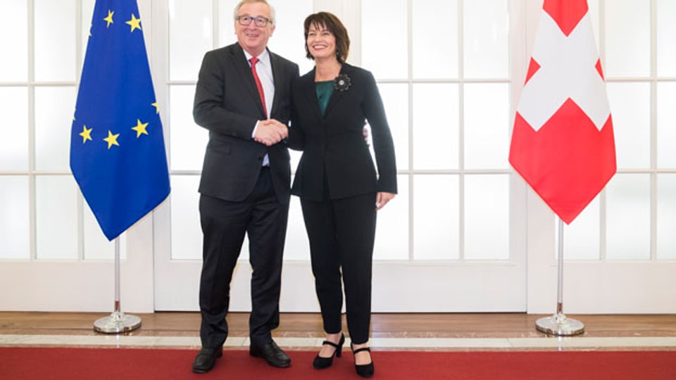 Jean-Claude Juncker und Doris Leuthard.