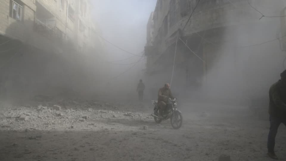 Eine Stadt im Krieg: Die Schweiz eröffnet ein humanitäres Büro in Damaskus.