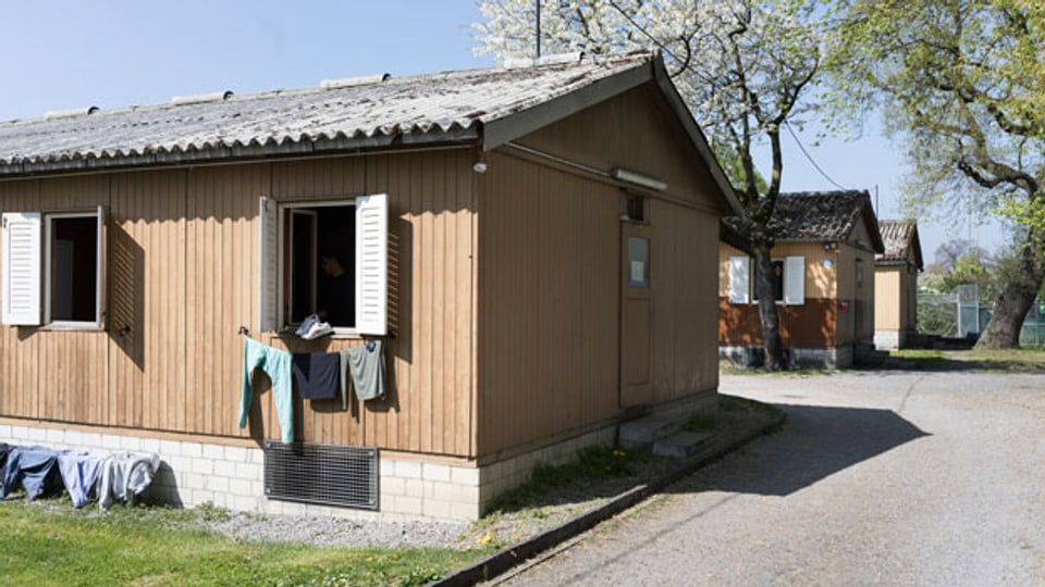 Im Asylzentrum Juch in Zürich-Altstetten sind rund 300 Asylsuchende untergebracht.