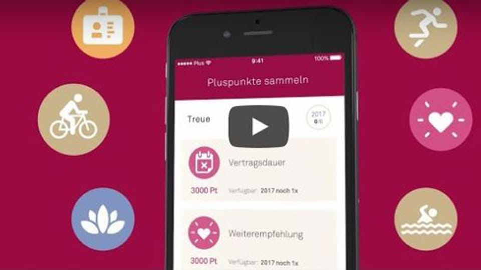 Mit der Helsana+ App gibt es Barauszahlungen und vorteilhafte Angebote. Bild: Helsana.