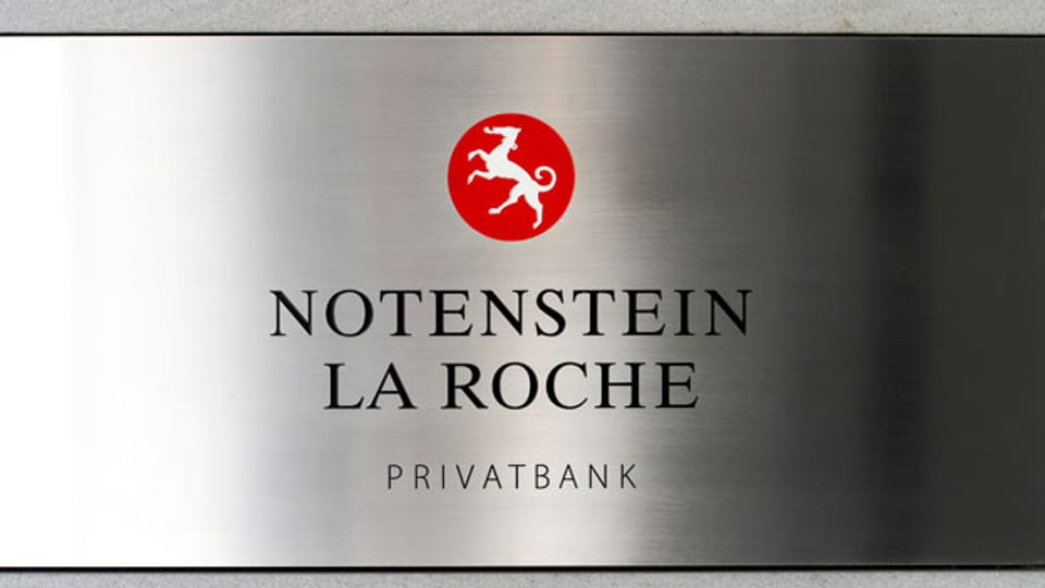 Das Logo der Privatbank Notenstein La Roche.
