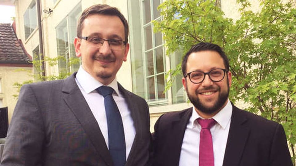 Imam Muris Begovic (links) und der Zürcher Rabbiner Noam Hertig tragen ausgezeichnet zur Verständigung bei.
