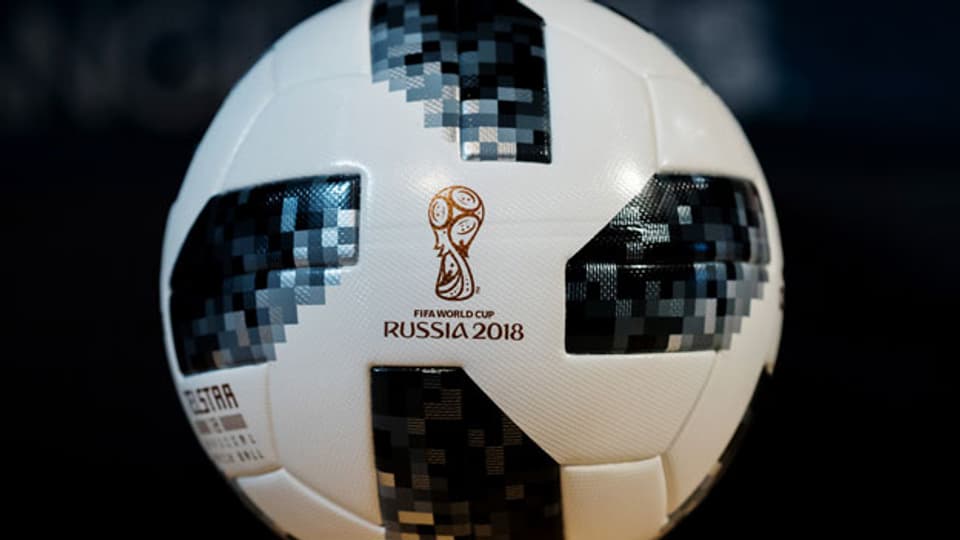 Offizieller Fussball der WM in Moskau 2018.