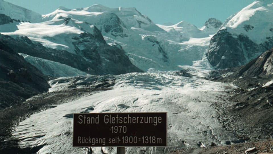 Über 1,2 Kilometer Länge hat der Morteratsch-Gletscher in den letzten 50 Jahren verloren. Archivbild.