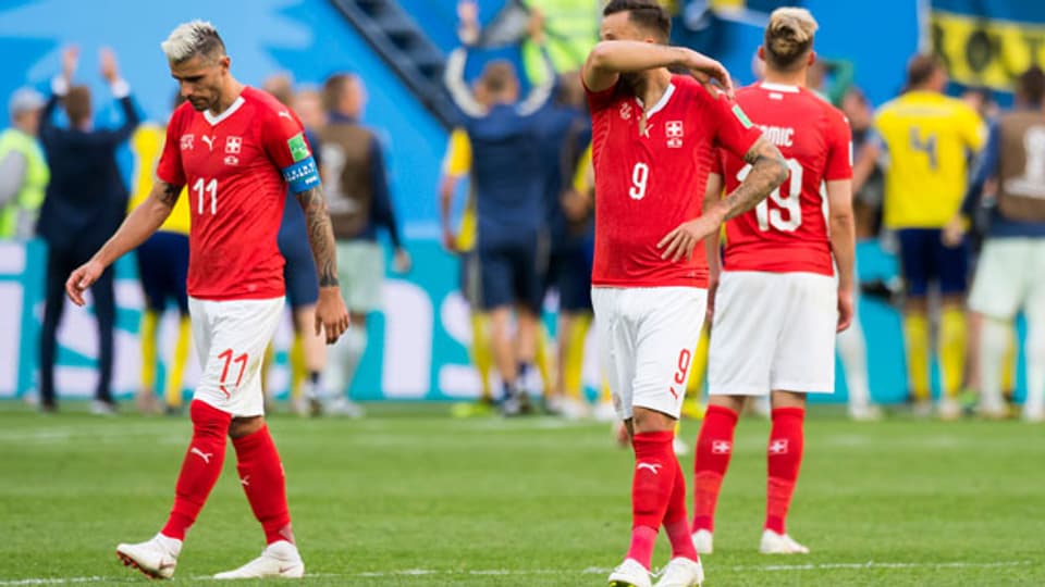 Schweizer Nationalmannschaft scheitert an der WM 2018 im Achtelfinal.
