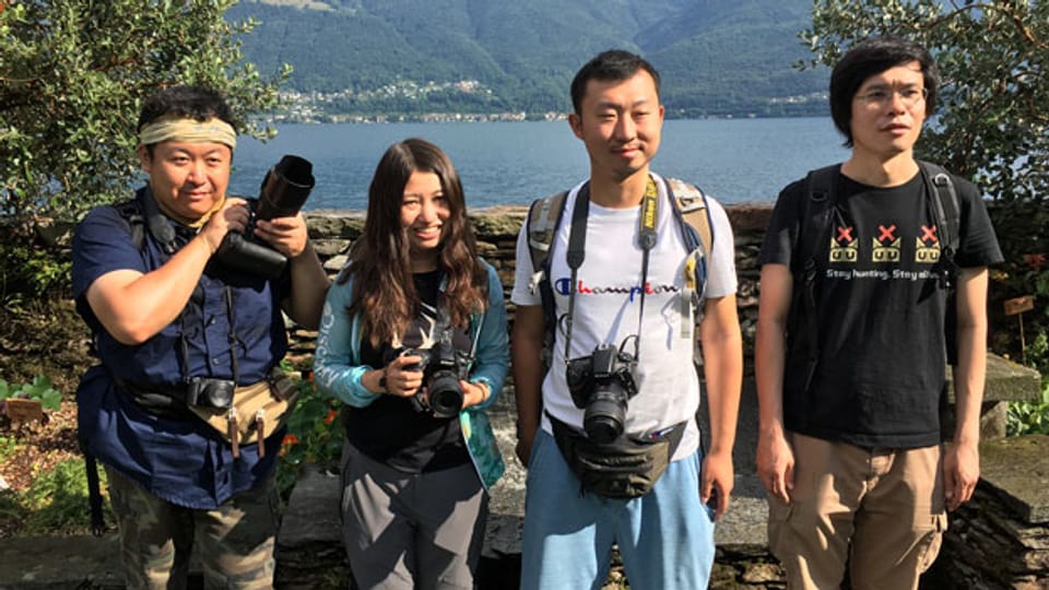 Jeder vierte Tourist aus China ist ein Individualtourist. Die chinesische Delegation von Biologen im Tessin.