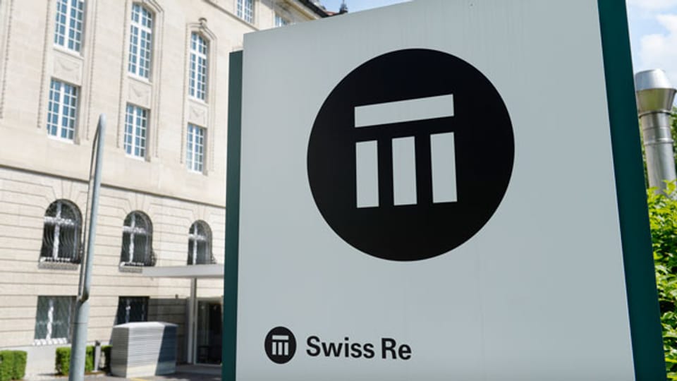 Das Logo des Rückversicherers Swiss Re.