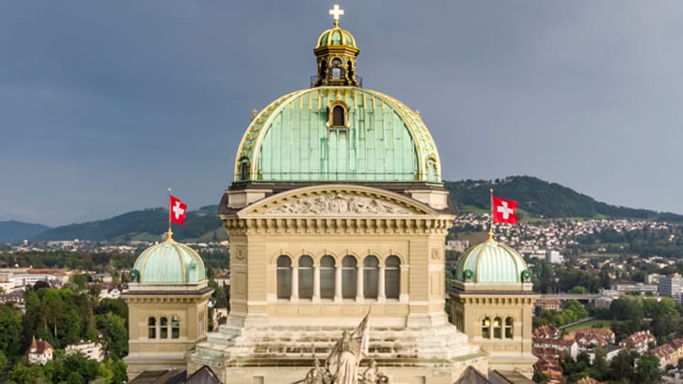 Das Bundeshausgebäude in Bern.