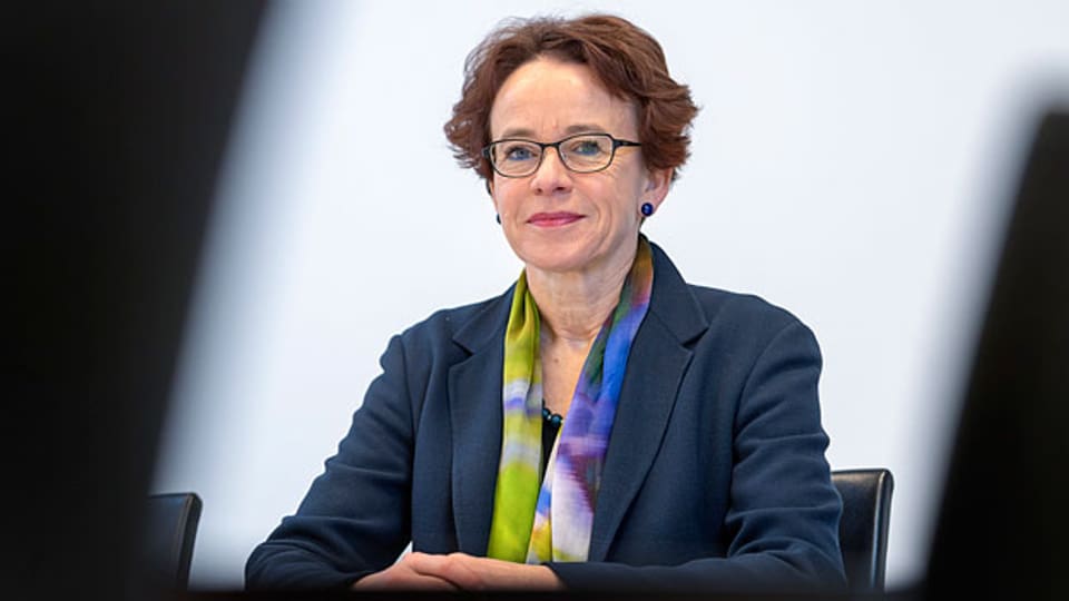 Eva Herzog, Regierungsrätin des Kantons Basel-Stadt und Vorsteherin des Finanzdepartementes.