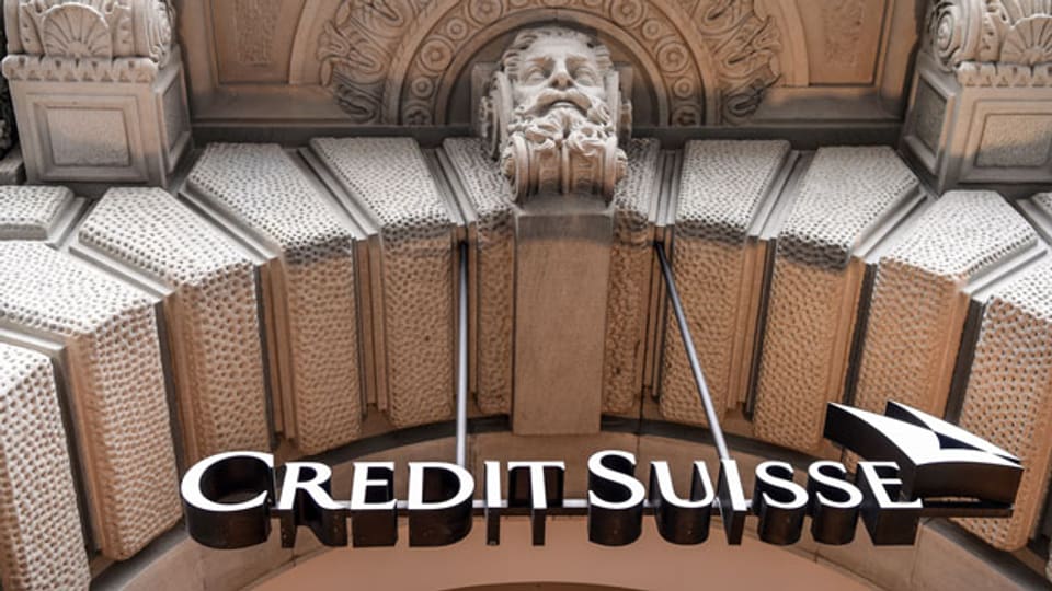 Eingang der Credit Suisse.