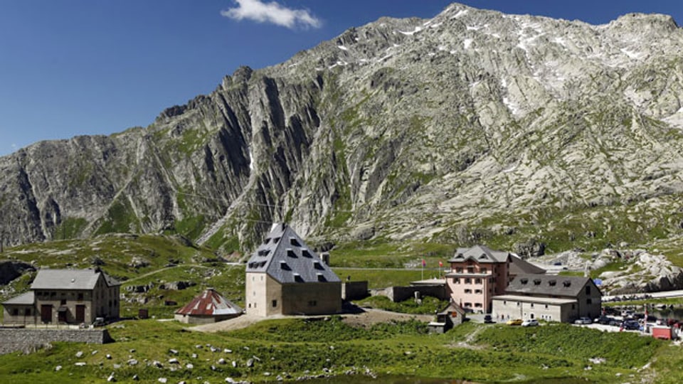 Das «Ospizo San Gottardo» auf dem Gotthardpass auf 2100 Meter über Meer.