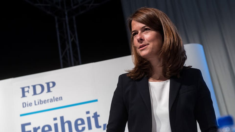 Petra Gössi, Parteipräsidentin FDP.