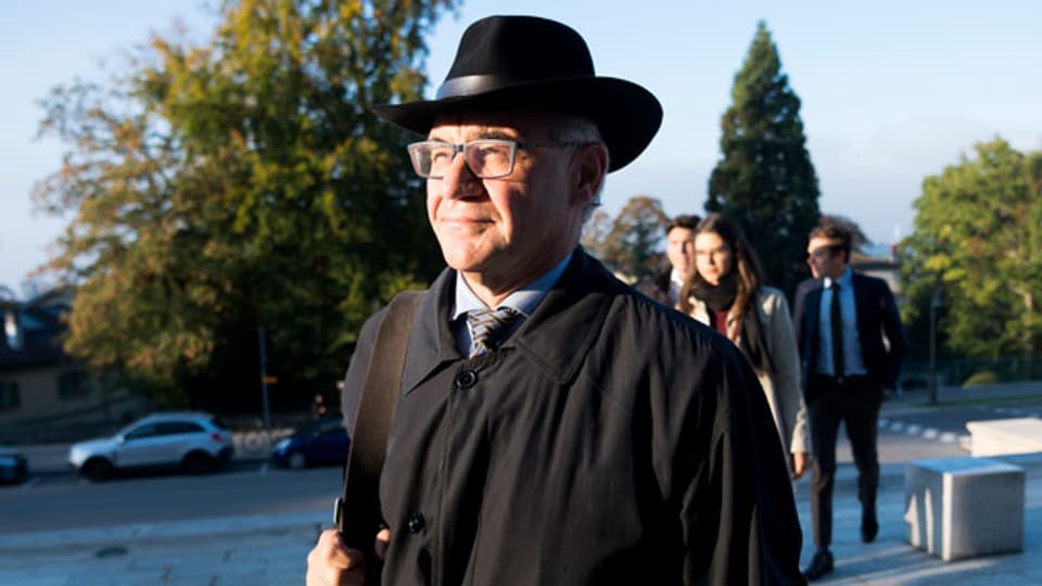 Ex-Banker Rudolf Elmer vor dem Bundesgericht in Lausanne am 10. Oktober 2018.