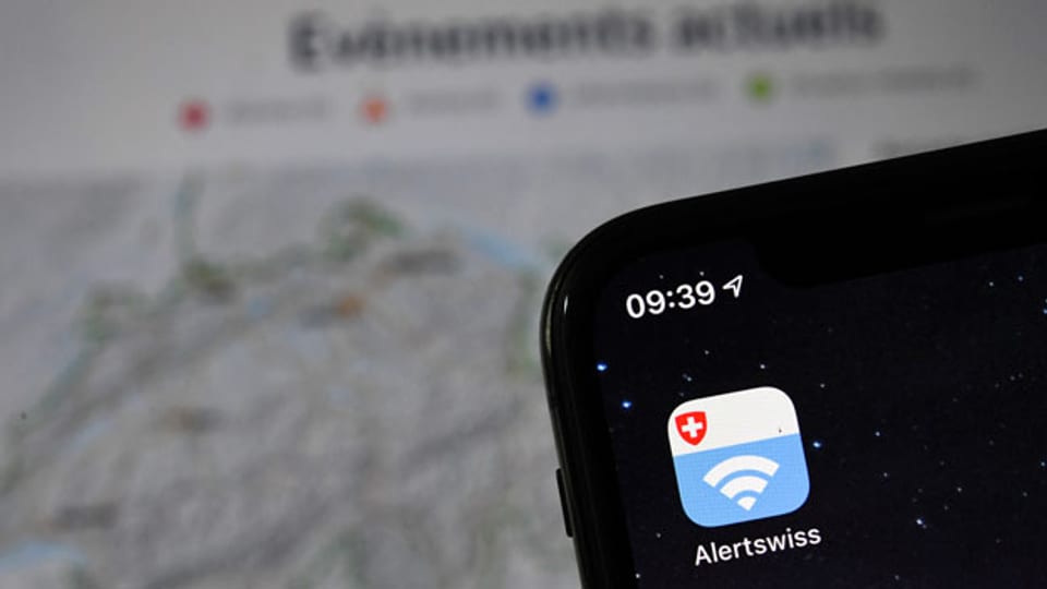 Neue Wege zur Alarmierung und Information der Bevölkerung mit der Alertswiss-App.