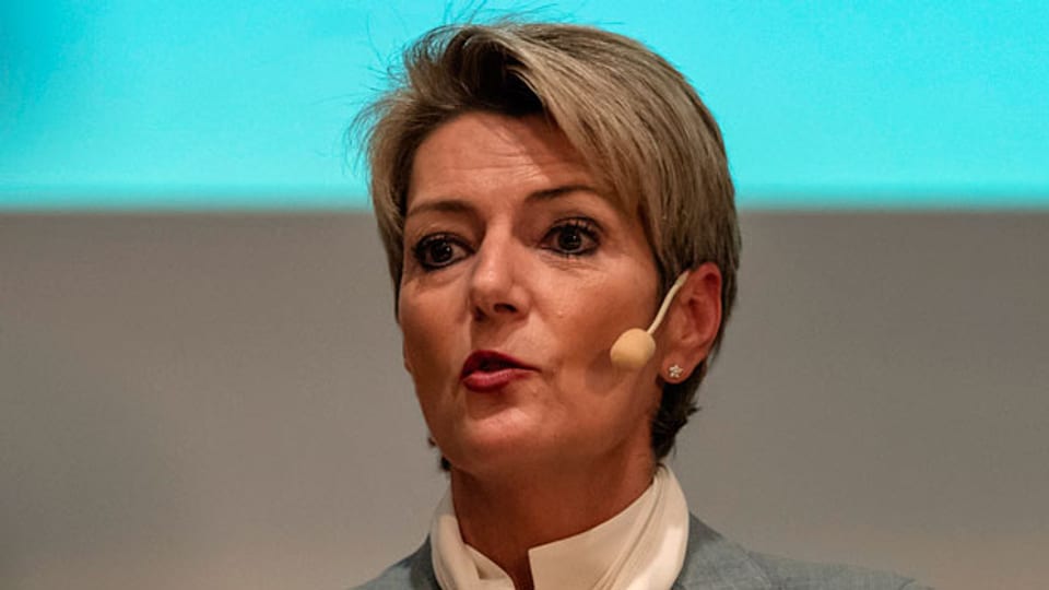 Bundesratskandidatin Karin Keller-Sutter in Muttenz.