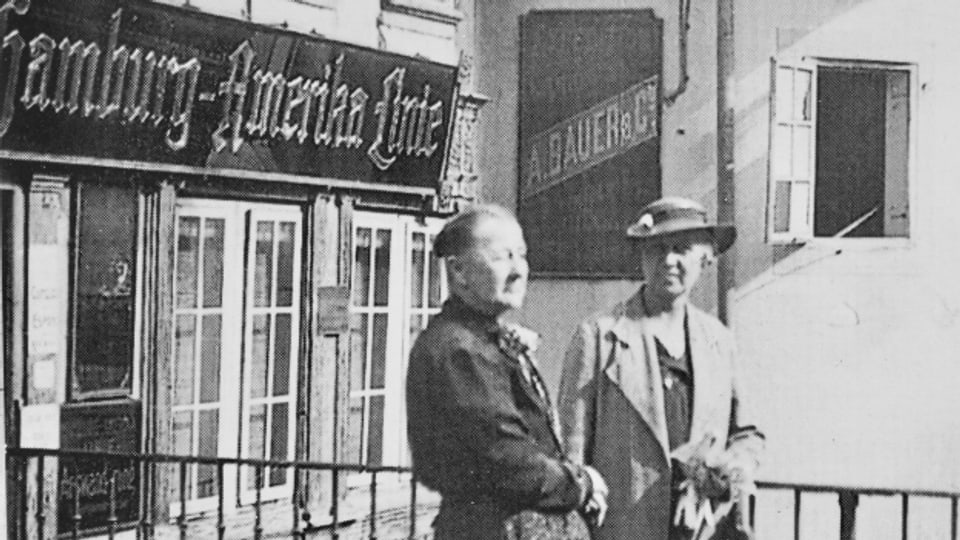 In diesem kleinen Büro der Hamburg-Amerika-Linie in Bern buchten Auswanderungswillige ihr Passage nach Übersee.