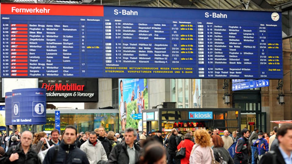 Die SBB präsentiert den neuen Fahrplan Rendezvous SRF