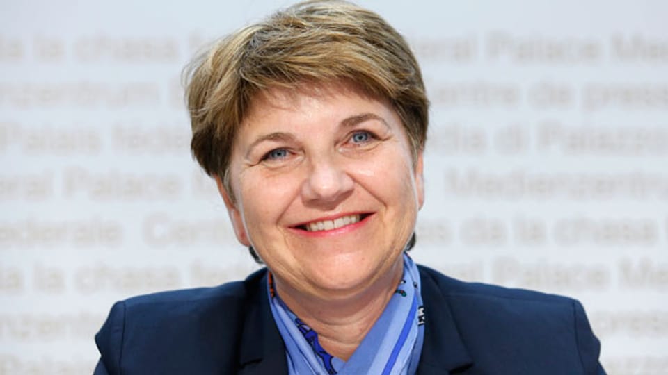 Die nominierte CVP-Bundesratskandidatin Viola Amherd während einer Medienkonferenz, am Freitag, 16. November 2018 in Bern.