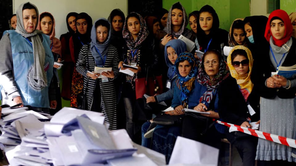 Ungültige Wahlresultate in Kabul.