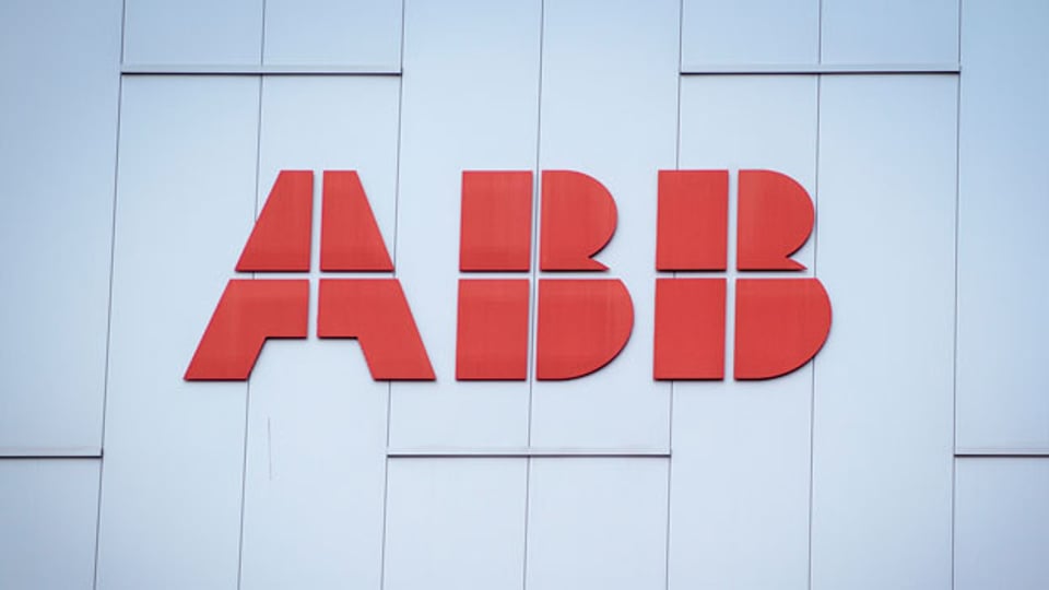 Das Logo der ABB, welche am 17. Dezember die Stromnetzsparte an Hitachi verkaufte.
